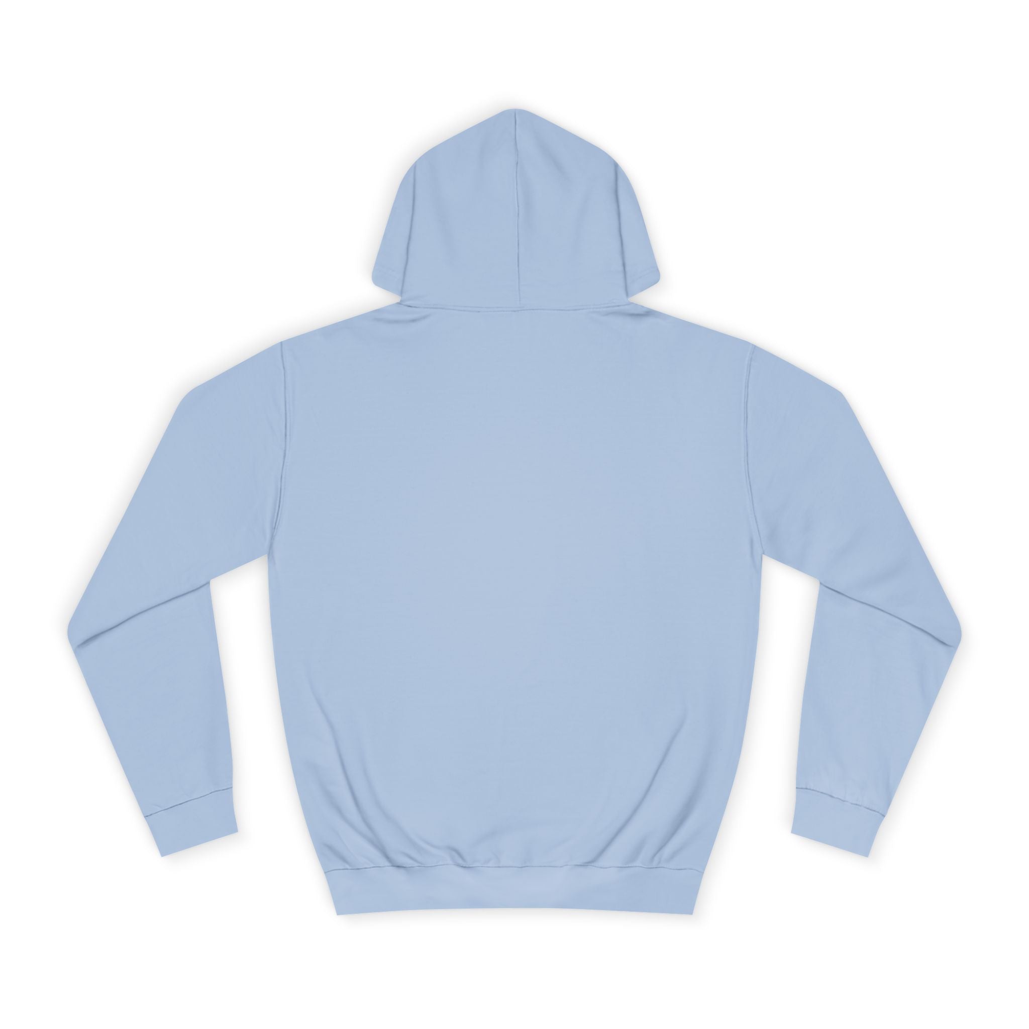 College Hoodie – Minimal White Embroidered Campus Logo