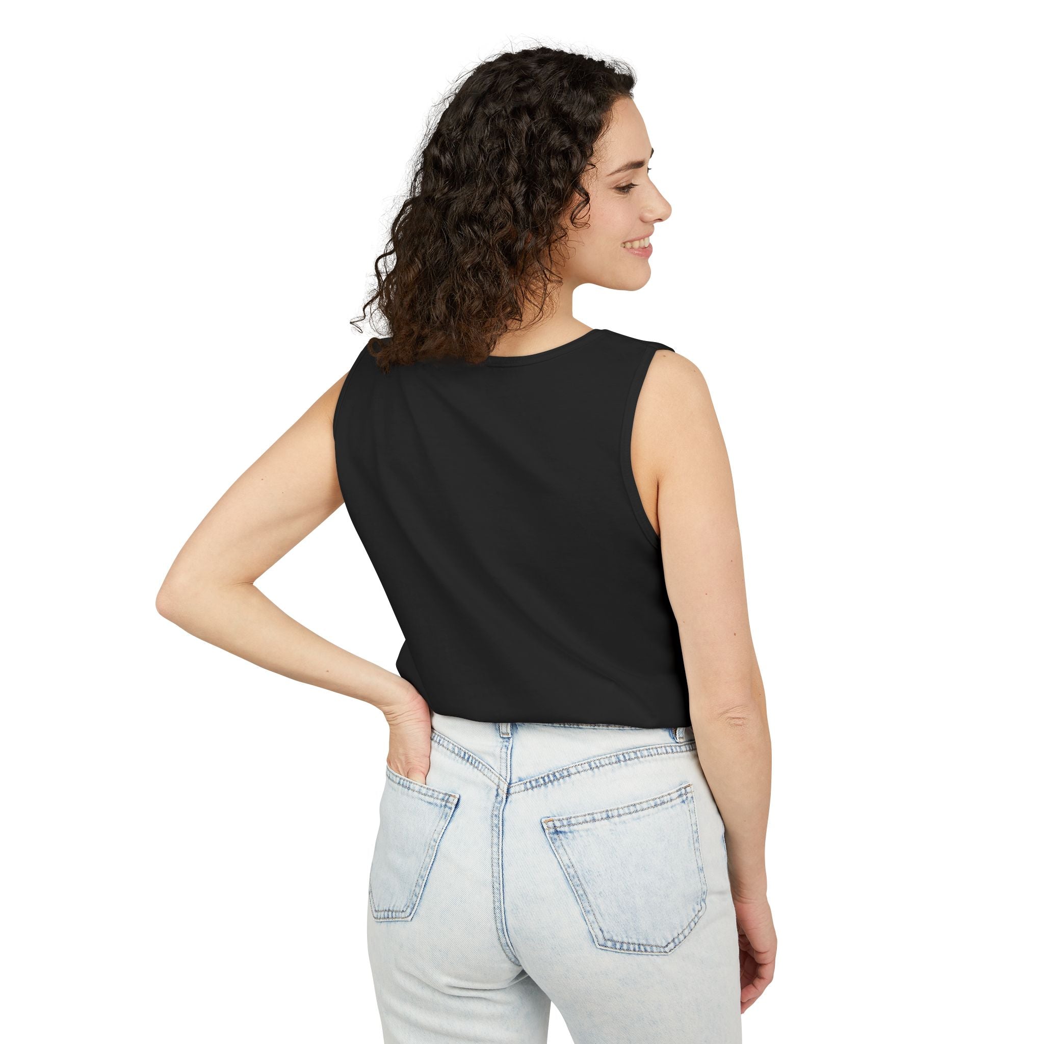 Monet Sailboat Tank Top — Nautical Graphic Summer Muscle Shirt