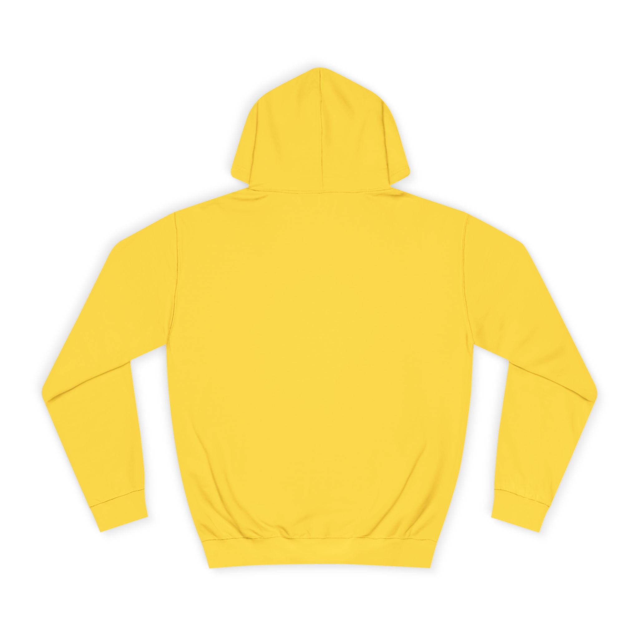 College Hoodie – Minimal White Embroidered Campus Logo