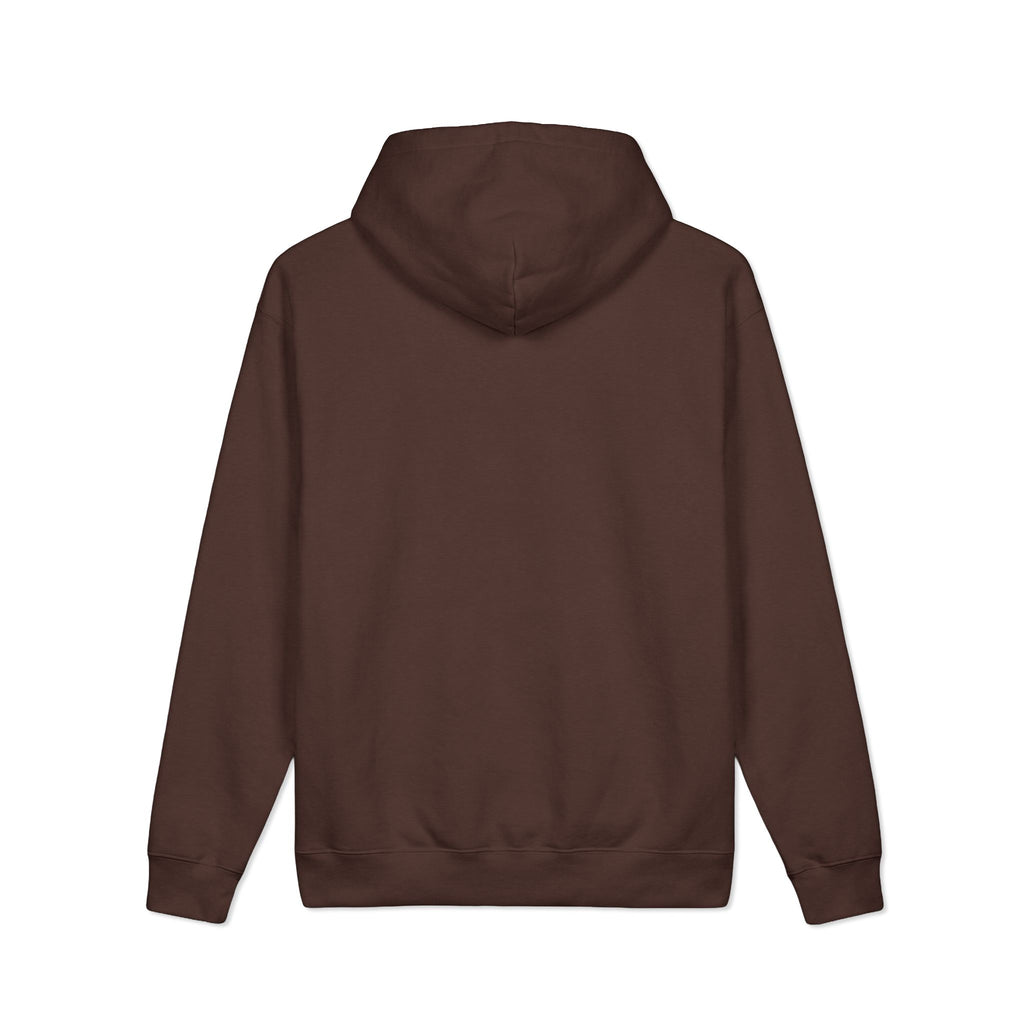 Monet Logo Hoodie — Minimalist Brown Art-Inspired Sweatshirt
