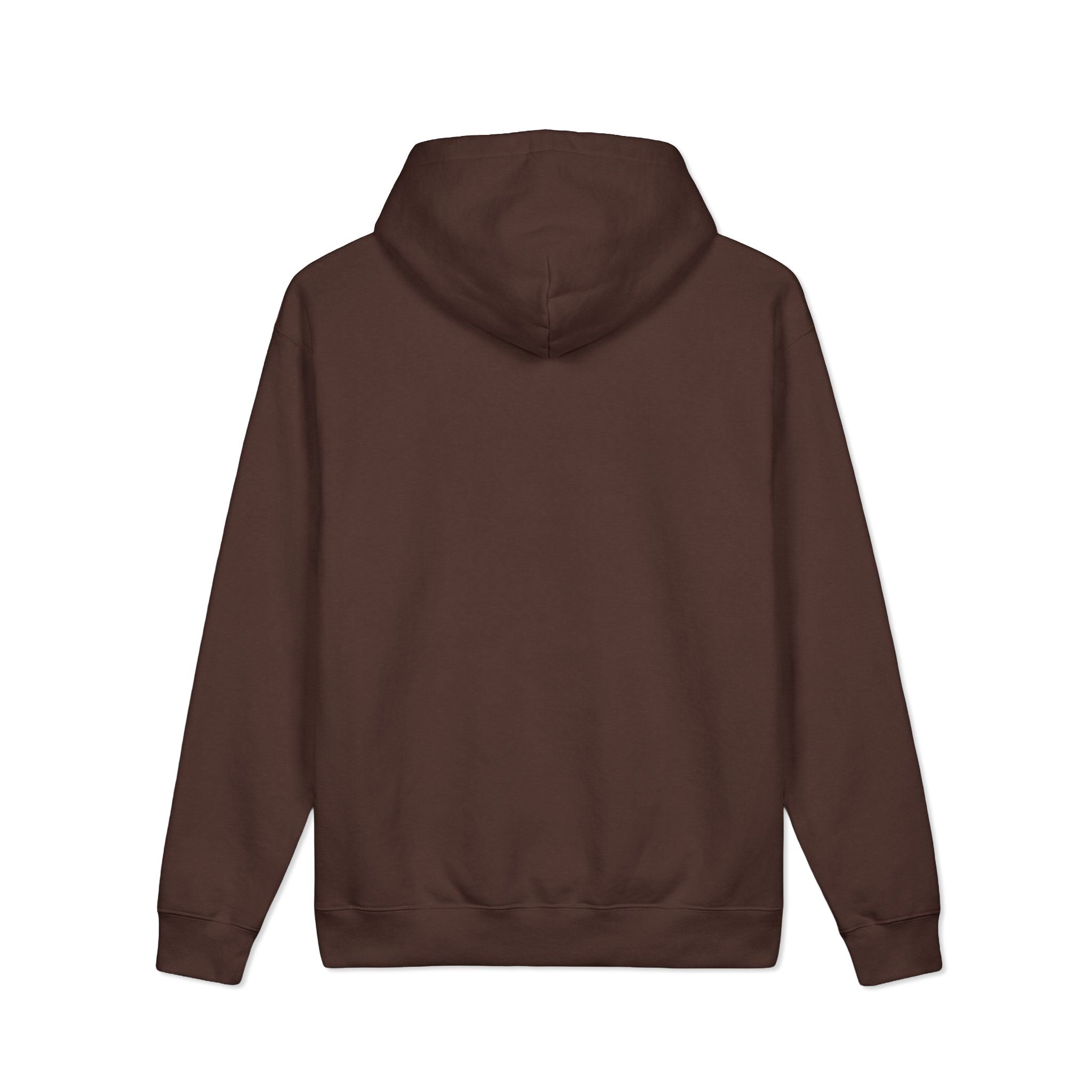 Monet Logo Hoodie — Minimalist Brown Art-Inspired Sweatshirt