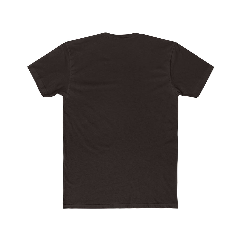 Monet MN Monogram Tee — Minimalist Red Logo Cotton Crew T‑Shirt