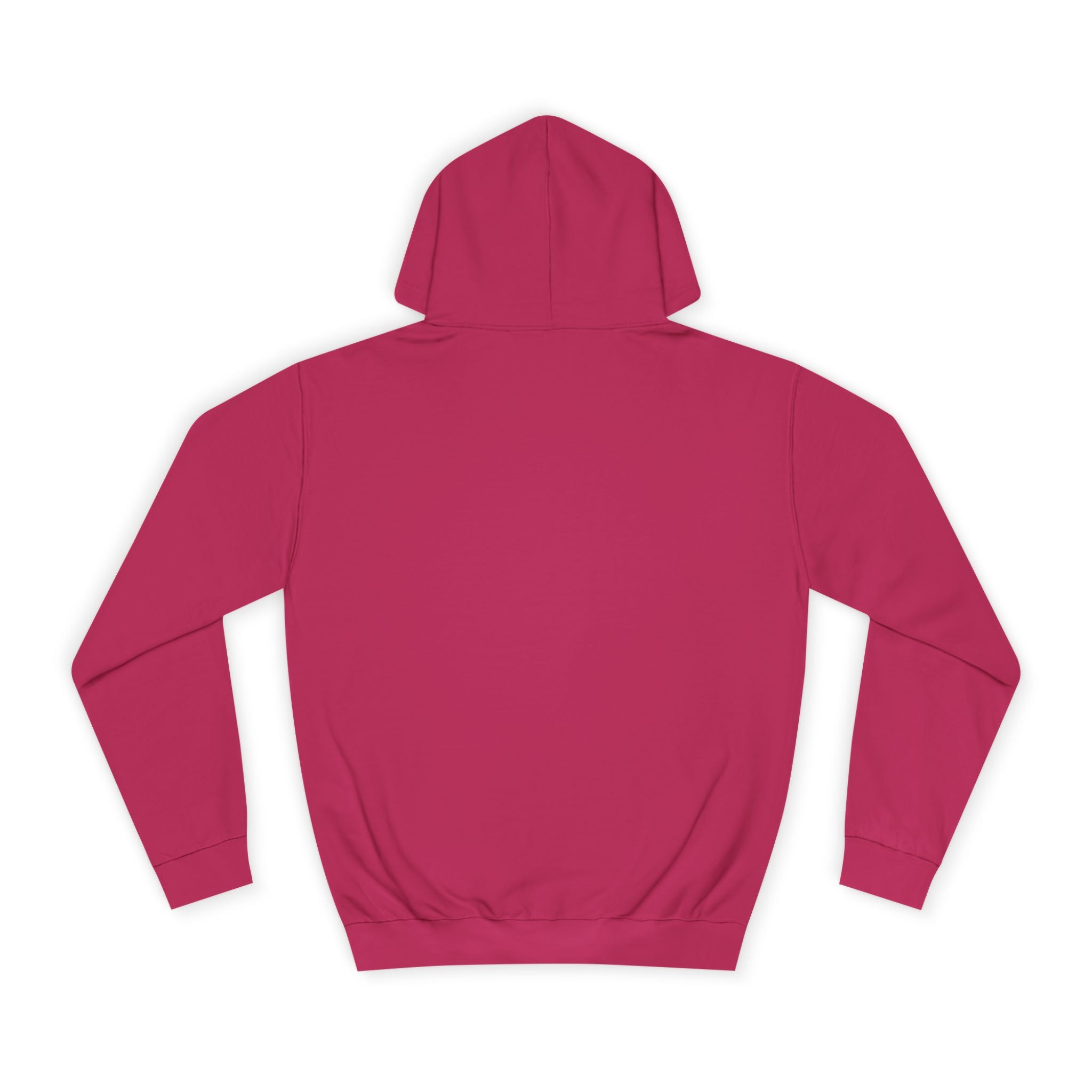 College Hoodie – Minimal White Embroidered Campus Logo