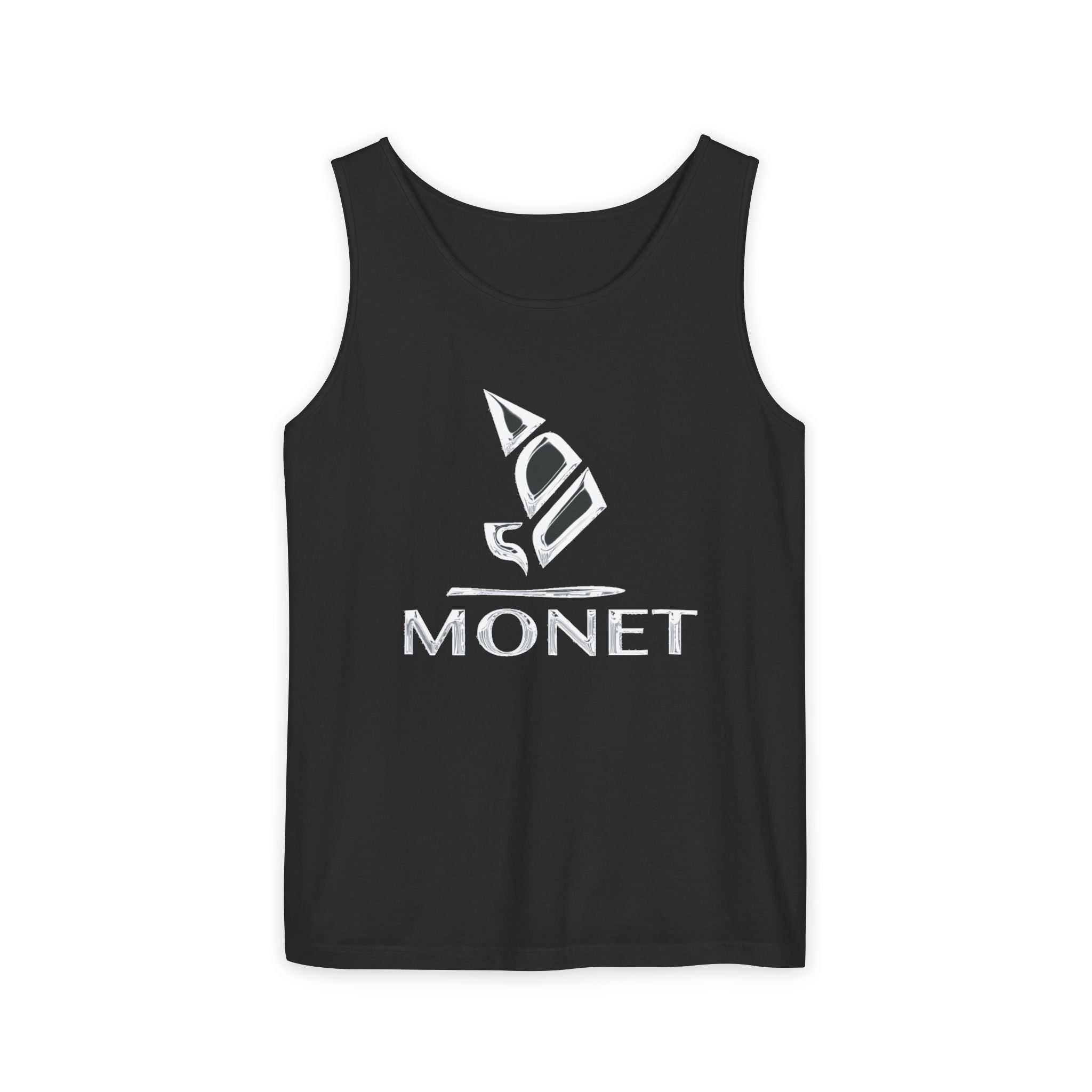 Monet Sailboat Tank Top — Nautical Graphic Summer Muscle Shirt