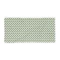 Beach Towel - Green Diagonal Script Pattern (Coastal, Summer Pool & Beach Accessory)