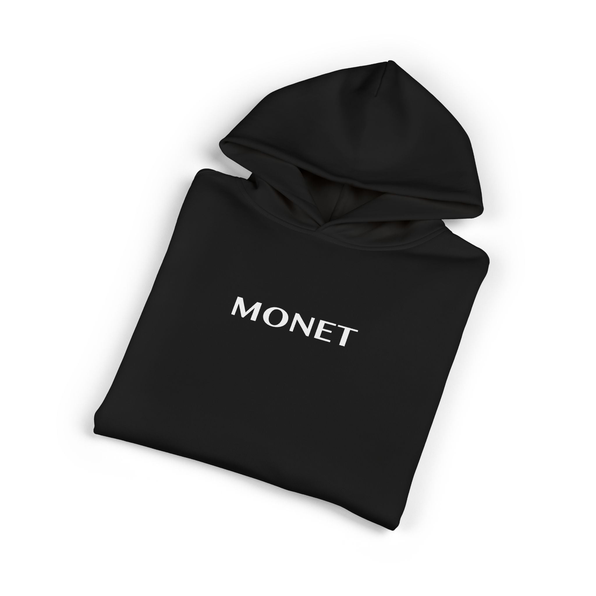 Monet Relaxed Hoodie - Minimalist Artist Name Pullover