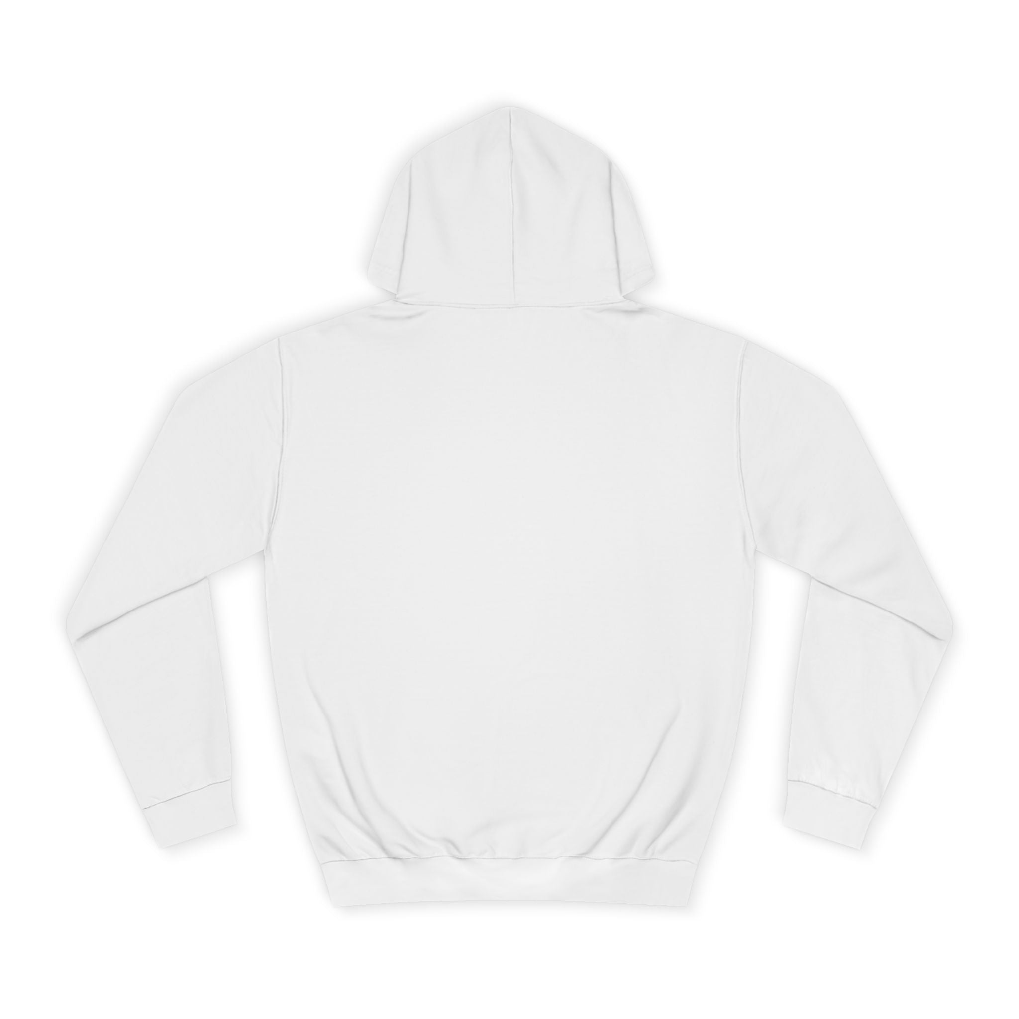 College Hoodie – Minimal White Embroidered Campus Logo