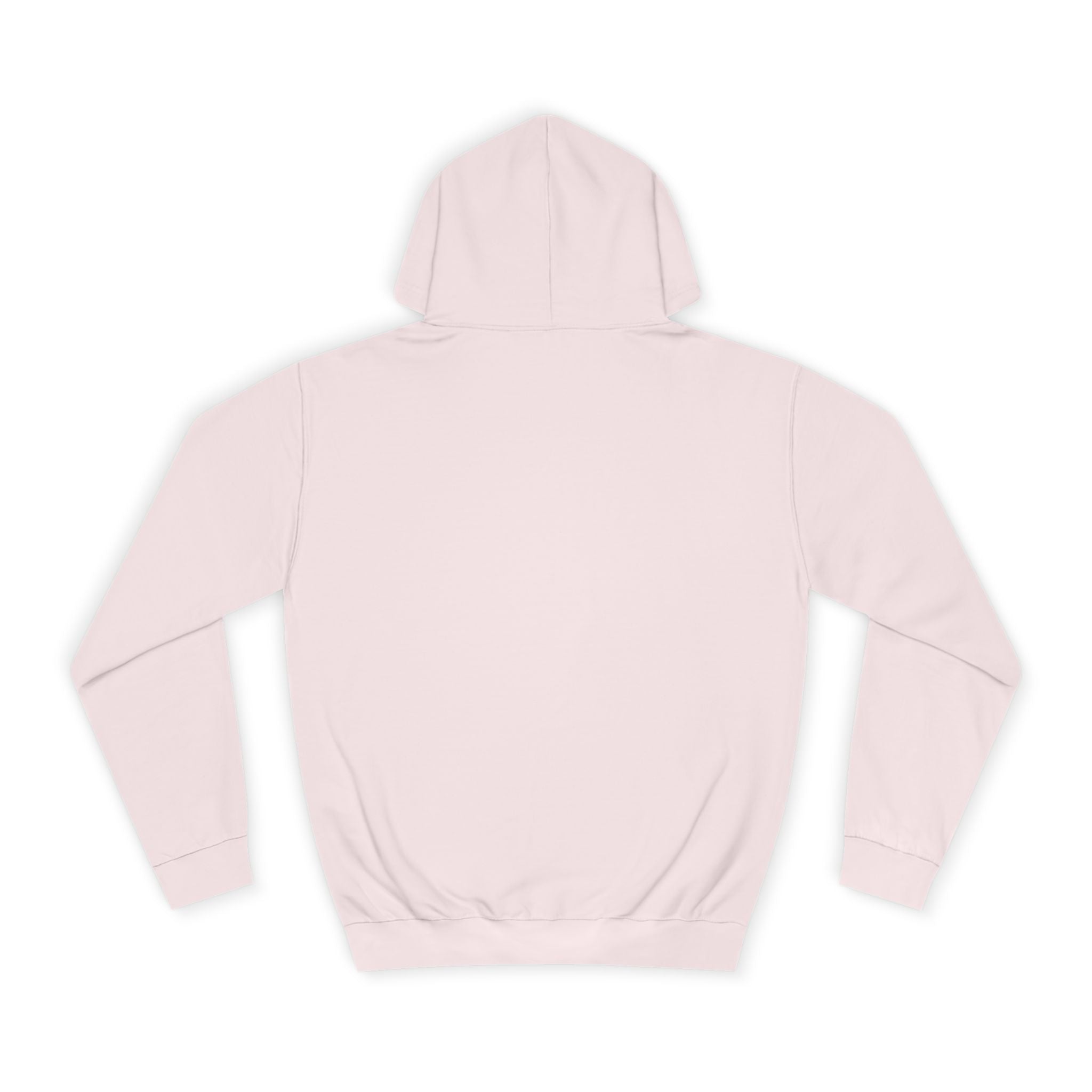 College Hoodie – Minimal White Embroidered Campus Logo