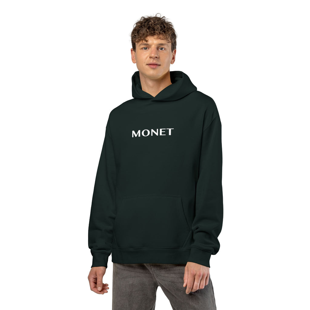 Monet Relaxed Hoodie - Minimalist Artist Name Pullover