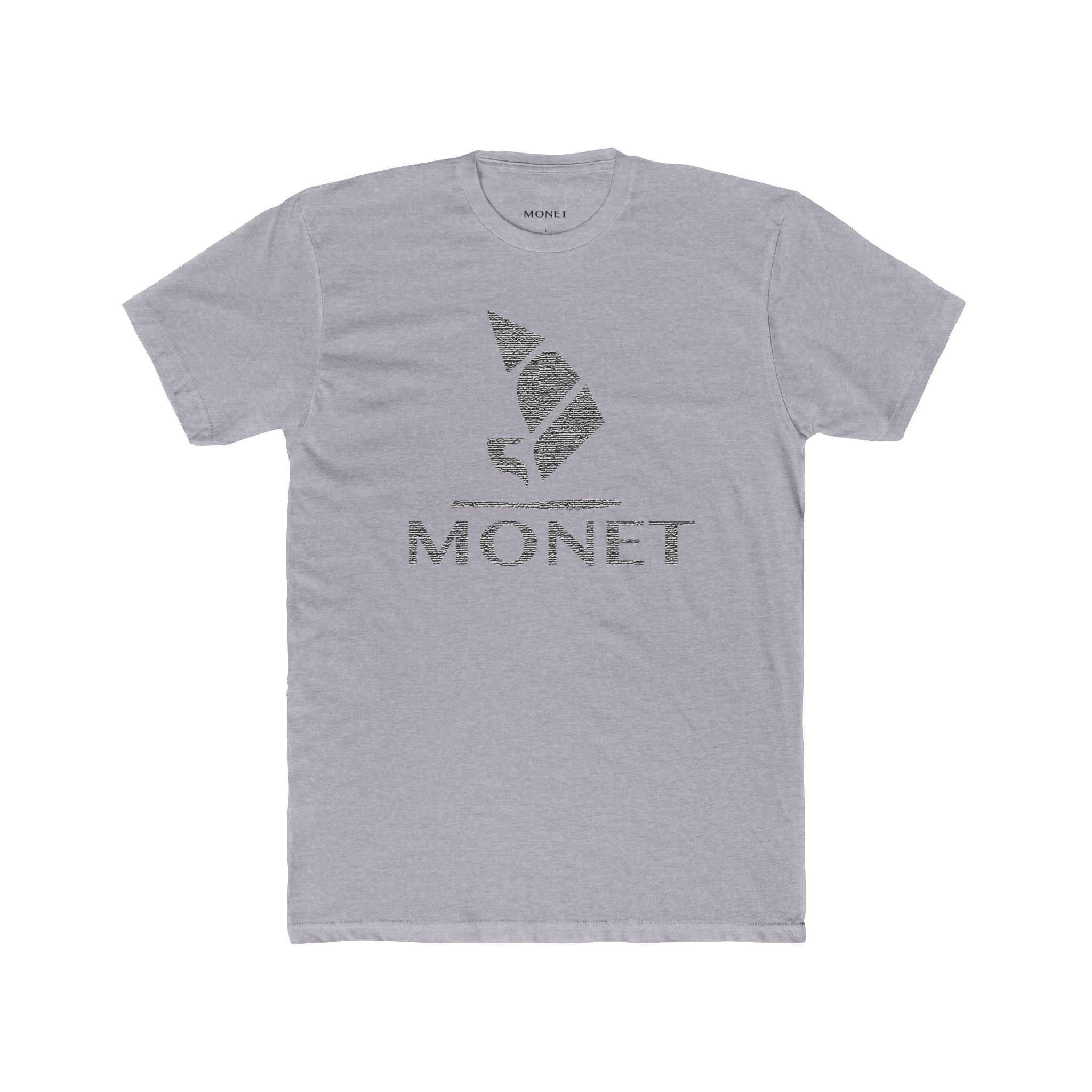Monet Sailboat Graphic Tee — Vintage Nautical Crew T‑Shirt