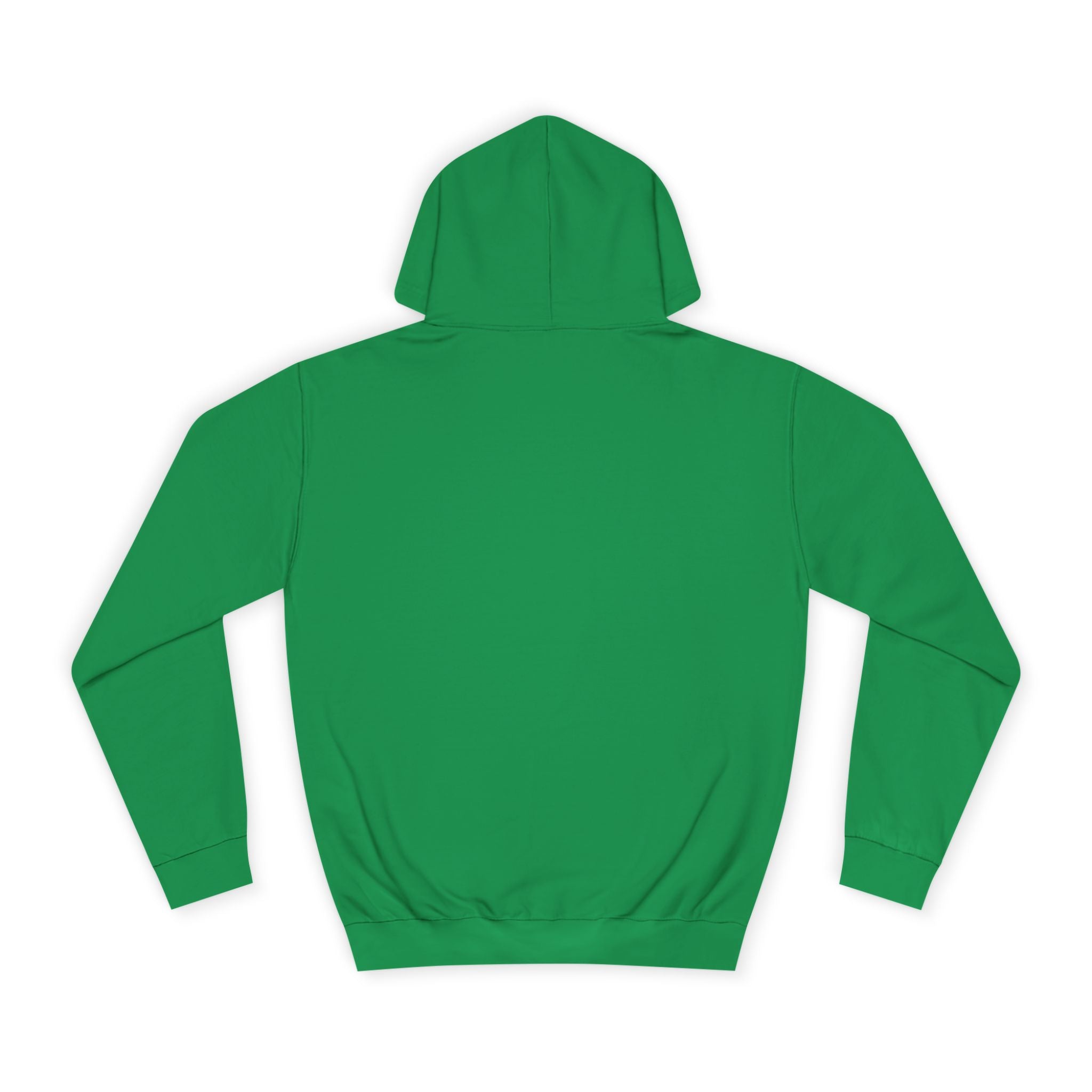 College Hoodie – Minimal White Embroidered Campus Logo