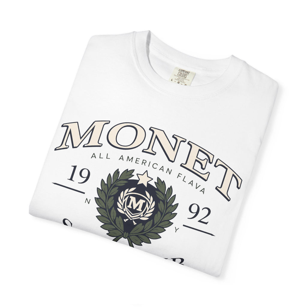 Monet Sail Club T-Shirt — Nautical Crest Graphic Tee (1992)