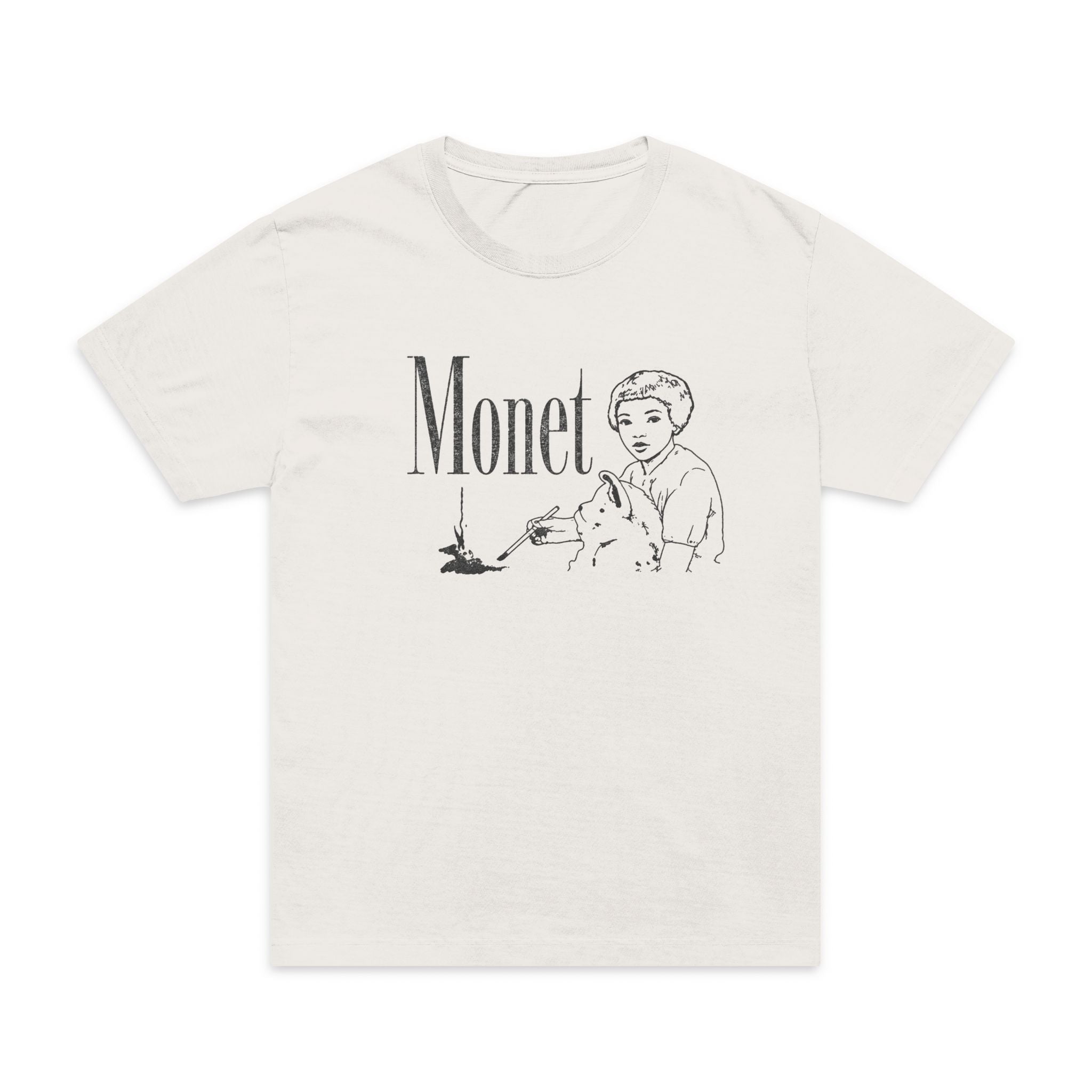Monet Vintage Art Tee — Retro Child Illustration Graphic T-Shirt