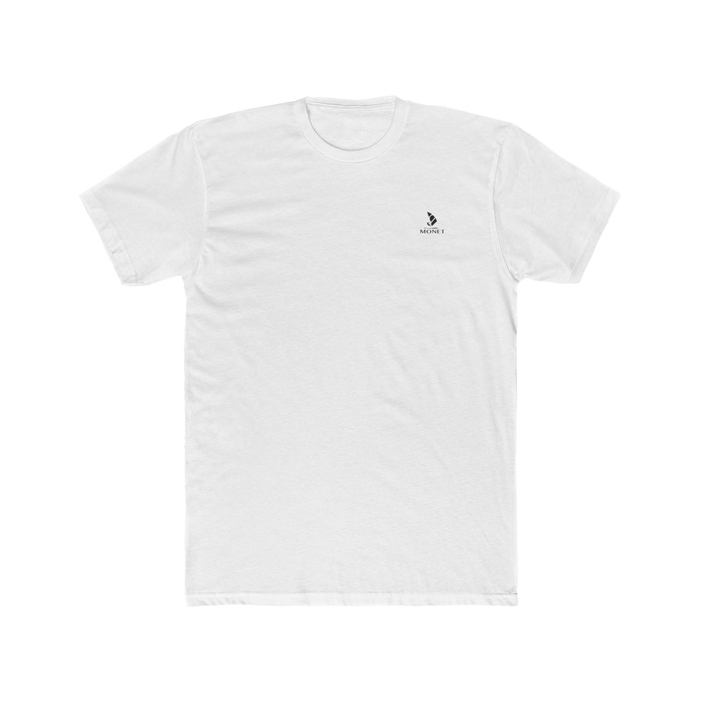 Minimalist Dove Chest Tee — Small Bird Logo Cotton T-Shirt
