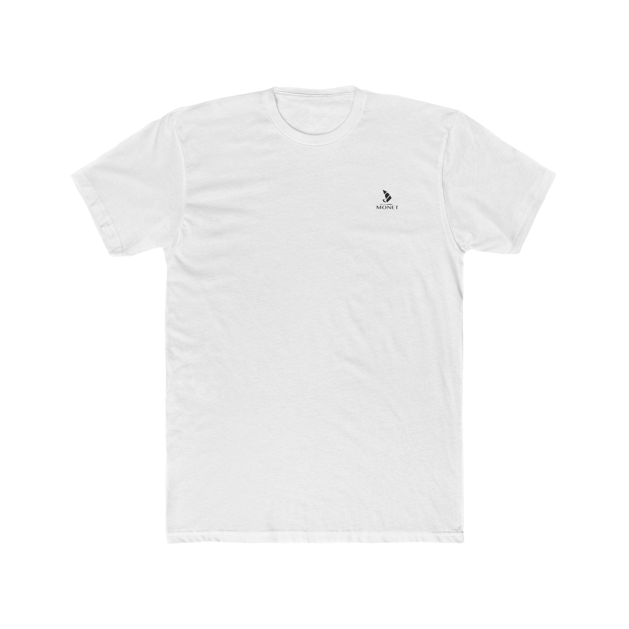 Minimalist Dove Chest Tee — Small Bird Logo Cotton T-Shirt