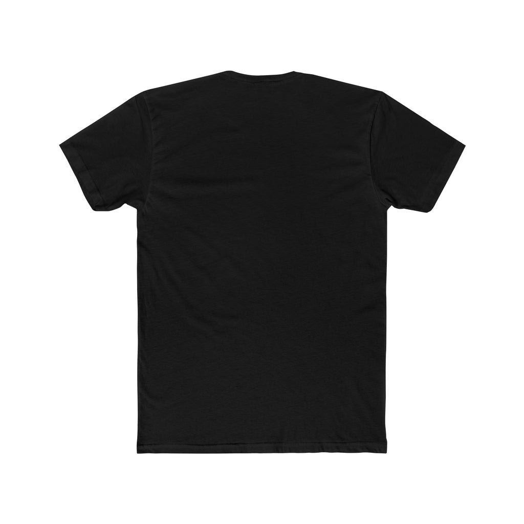 Monet MN Monogram Tee — Minimalist Red Logo Cotton Crew T‑Shirt
