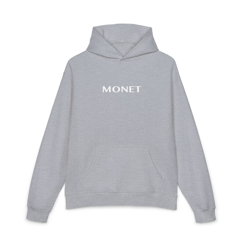 Monet Relaxed Hoodie - Minimalist Artist Name Pullover